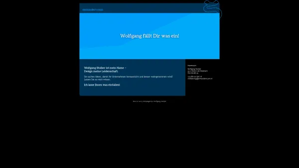 Website Screenshot: Wolfgang Stoiber Grafikdesign 
Werbeagentur einhundertcyan - wolfgang stoiber macht grafikdesign - Date: 2023-06-14 10:46:41