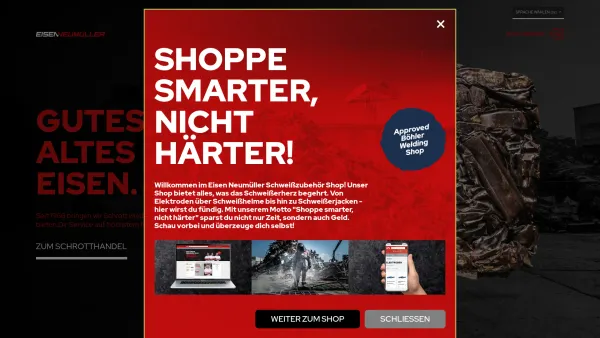 Website Screenshot: Johann Neumüller Gesellschaft mbH - Stahlprodukte & Schrottprodukte | Schrotthandel Linz - Date: 2023-06-22 15:13:18