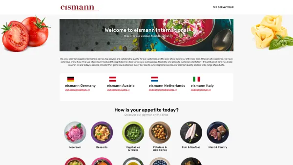 Website Screenshot: eismann.com - eismann international - Date: 2023-06-22 15:00:20