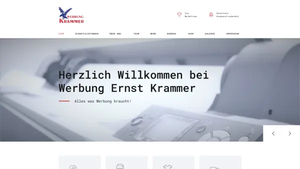 Website Screenshot: Krammer Ernst G. - Werbeagentur - Home - Date: 2023-06-14 10:38:01