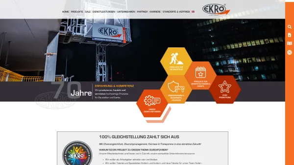 Website Screenshot: EKRO Kronsteiner GmbH - Home - EKRO - Date: 2023-06-22 15:00:21