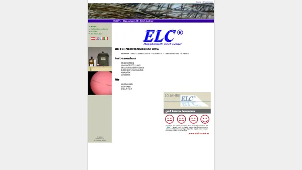 Website Screenshot: ELC - Erich Leitner Consulting - Home - Date: 2023-06-22 15:00:21