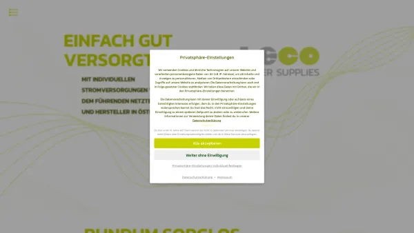 Website Screenshot: Elcum Die Website - Leco Netzteile und individuelle Stromversorgungen - Date: 2023-06-22 15:00:21