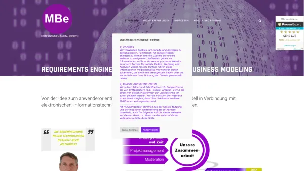 Website Screenshot: MBe-consulting e.U. - MBe – Unternehmen digitalisieren - Date: 2023-06-22 15:00:21