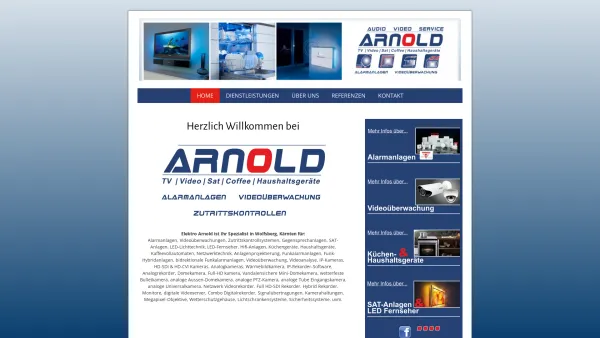 Website Screenshot: Michael Arnold Audio Video Service - Herzlich Willkommen bei - elektro-arnold-layout-2s Webseite! - Date: 2023-06-14 10:39:37
