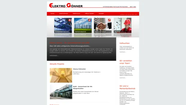 Website Screenshot: Elektro Gönner KG - Elektro Gönner - Home - Date: 2023-06-22 15:00:21