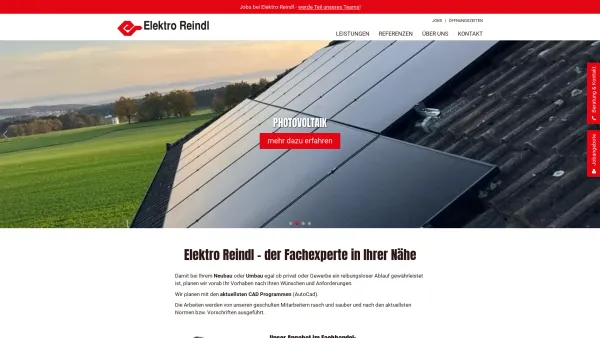Website Screenshot: Elektro Reindl GmbH - Elektro Reindl GmbH - Date: 2023-06-22 15:13:18
