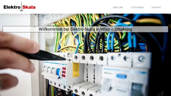 Website Screenshot: bei Elektro Skala - Elektro Skala – Elektriker in Wien. Elektronische Installation und Wartung im Bereich Haus, Wohnung, Industrie,… - Date: 2023-06-22 15:10:53