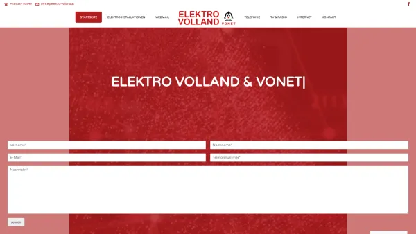 Website Screenshot: auf dervon Elektro Volland - Elektro Volland & Vonet – Wir verbinden die Welt! - Date: 2023-06-22 15:10:53