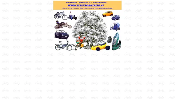 Website Screenshot: Josef Kasbauer - Elektroantrieb.at Asynchronmotoren, Elektroantriebe und Zubehör - Date: 2023-06-22 15:10:53