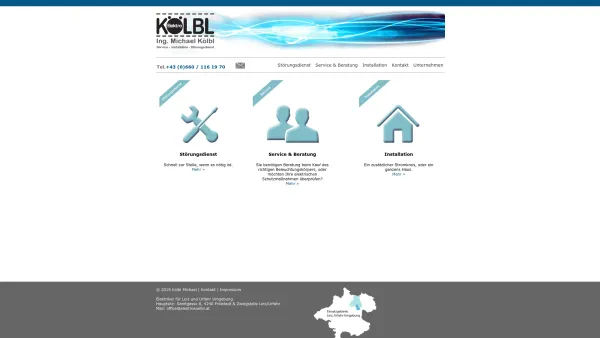 Website Screenshot: Elektro Kölbl Michael - Kölbl Michael - Date: 2023-06-22 15:10:53