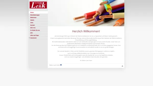 Website Screenshot: Elektro Lenk Lenk - Elektro Lenk GmbH - Home - Date: 2023-06-22 15:10:53
