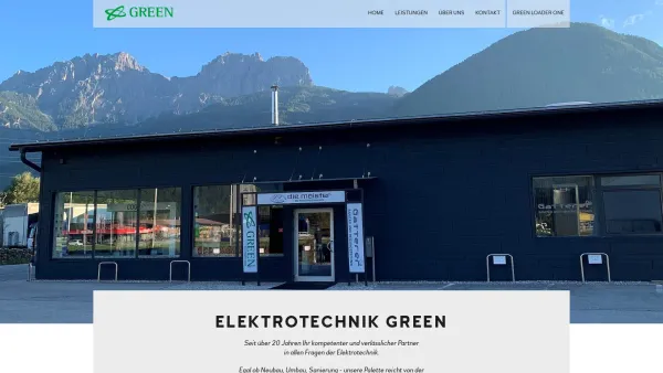 Website Screenshot: Elektrotechnik Green GmbH Co Herzlich - Elektrotechnik Green - Schaltanlagenbau - Haustechnik - Beleuchtung - Date: 2023-06-14 10:39:37