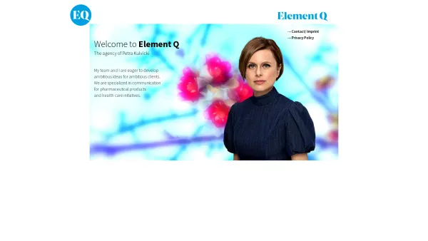 Website Screenshot: ELEMENT Q KOMMUNIKATIONSAGENTUR GMBH - ELEMENT Q | fortune favours the brave - Date: 2023-06-22 15:10:53