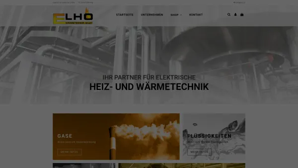 Website Screenshot: elho.at - Partner für elektrische Heiz- und Wärmetechnik - Date: 2023-06-22 15:00:21