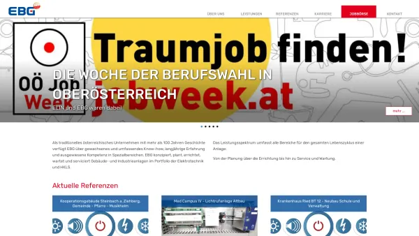 Website Screenshot: VA TECH ELIN EBG GmbH & Co - Power on | EBG - Leistung verbindet - Date: 2023-06-22 15:00:21