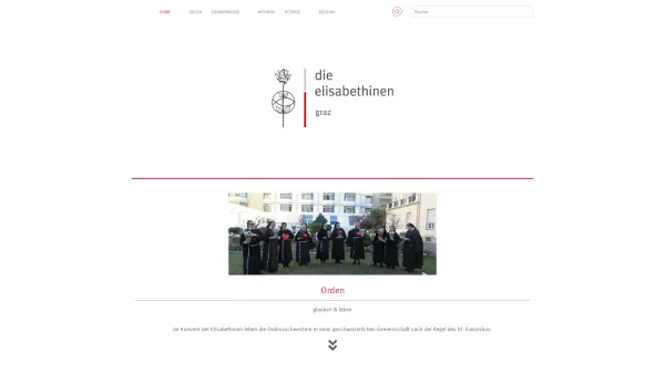 Website Screenshot: Krankenhaus der ELISABETHINEN Graz - Elisabethinen Graz – Die Elisabethinen in Graz - Date: 2023-06-15 16:02:34