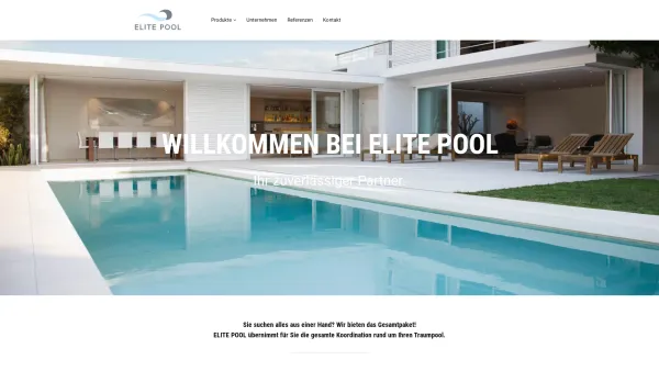Website Screenshot: ELITE POOL GmbH - Elite Pool - Date: 2023-06-14 10:39:37