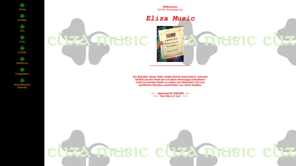 Website Screenshot: Eliza Music - Eliza Music - Date: 2023-06-22 15:00:21