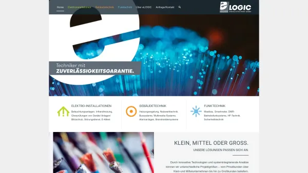 Website Screenshot: eLOGIC Energietechnik GmbH - eLOGIC Höcher Energietechnik GmbH – Techniker mit ZUVERLÄSSIGKEITSGARANTIE - Date: 2023-06-22 15:00:21