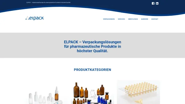 Website Screenshot: bei ELPACK! - Home - Elpack - Date: 2023-06-22 15:00:21