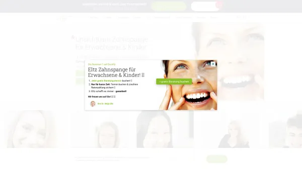 Website Screenshot: Zahnregulierung Eltz - Unsichtbare Invisalign Zahnspange bei Eltz - Invisalign Zahnspange für Kinder & Erwachsene Wien - Date: 2023-06-22 15:00:21
