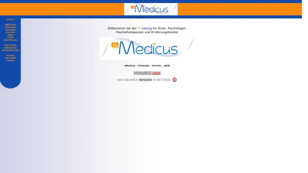 Website Screenshot: Wolfgang Mertz Consult - eMedicus - Date: 2023-06-14 10:39:37