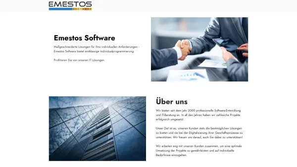 Website Screenshot: Emestos Software EDV Dienstleistungen Elmar Blassnig - Home - Date: 2023-06-22 15:10:53