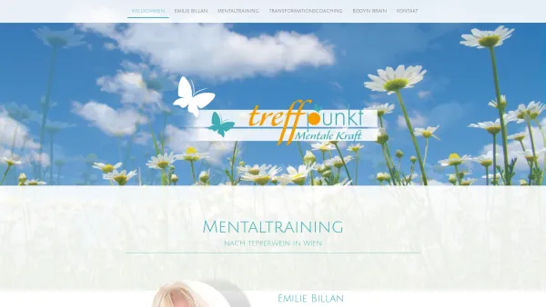 Website Screenshot: Institut für mentales Training Emilie Billan - Mentale Stärke mit Mentaltraining in Wien – Sitemap - Treffpunkt "Mentale Kraft" - Date: 2023-06-22 15:10:53