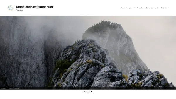Website Screenshot: emmanuel.at Gemeinschaft Emmanuel - Gemeinschaft Emmanuel | Österreich - Date: 2023-06-22 15:11:13