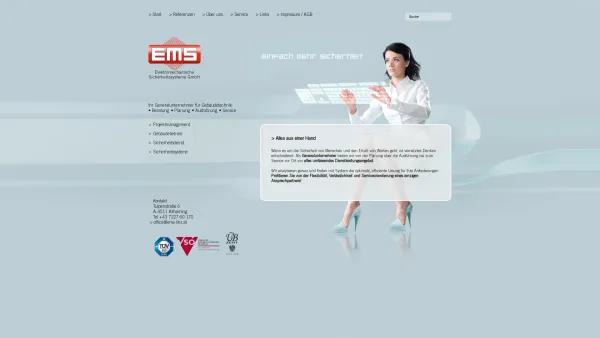 Website Screenshot: EMS-LINZ - EMS | Start - Date: 2023-06-22 15:11:13