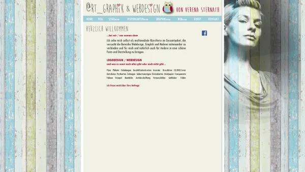 Website Screenshot: @rt graphik & webdesign von Verena Sternath - Verena Sternath / Logodesign / Graphik und mehr... - Date: 2023-06-14 10:47:27