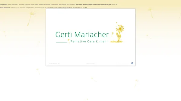 Website Screenshot: Ende gut alles gut, DGKS Gerti Mariacher, MSc Palliative Care & mehr - Gerti Mariacher - Palliative Care & mehr - Date: 2023-06-14 10:39:37