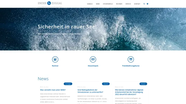 Website Screenshot: Ender Zuggal WT-GmbH - Home | Ender & Zuggal WT-GmbH - Date: 2023-06-22 15:11:13