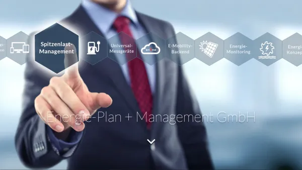 Website Screenshot: Energie-Plan + Management GmbH - Energie-Plan + Management GmbH – Spitzenlastoptimierung | Messtechnik | E-Mobility - Date: 2023-06-22 15:11:13