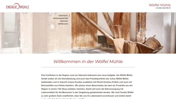 Website Screenshot: Energiemühle - Energie Mühle - Startseite - Date: 2023-06-22 15:11:13