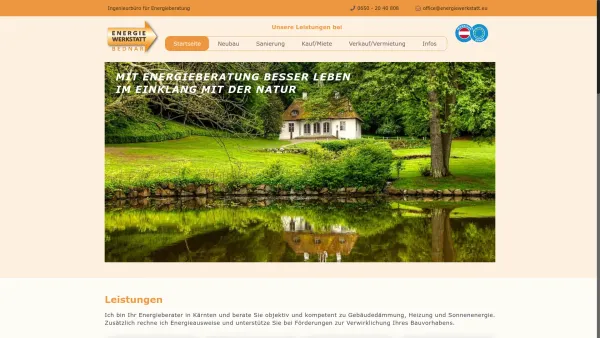 Website Screenshot: Energiewerkstatt Bednar - Energiewerkstatt Bednar – Ingenieurbüro für Energieberatung - Date: 2023-06-15 16:02:34