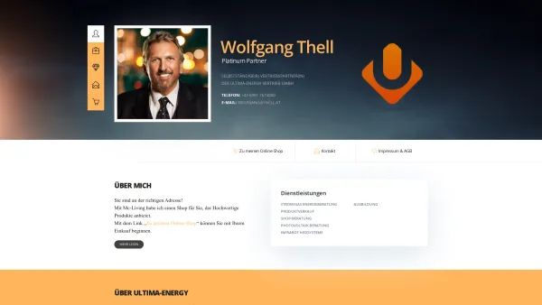 Website Screenshot: EKB Energy 4 you e.U. - Wolfgang Thell - Selbstständige(r) Vertriebspartner(in) der Ultima-Energy Vertrieb GmbH - Date: 2023-06-22 15:00:25