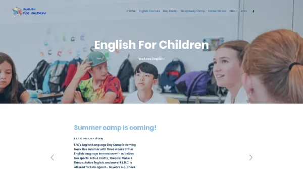 Website Screenshot: English For Children Austria - Home | English For Children - Date: 2023-06-14 10:39:40