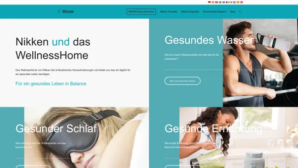 Website Screenshot: Nikken Europe Wellnessberater Ruth und Manfred Scherb - Österreich - Nikken Online Shop Österreich - Date: 2023-06-15 16:02:34