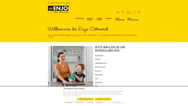 Website Screenshot: ENJO INTERNATIONAL GMBH - Willkommen bei Enjo Österreich - ENJO - Date: 2023-06-22 15:00:26