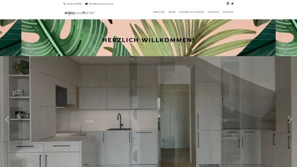 Website Screenshot: enjoy your home gmbh - Wohnungssanierung & Inneneinrichtung | Enjoy your Home - Date: 2023-06-22 15:00:26