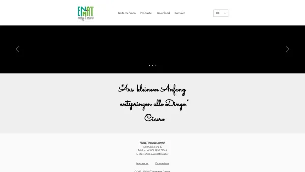 Website Screenshot: auf derder Ennat Handels-GmbH. - Start | ENNAT Handels-GmbH - Date: 2023-06-22 15:00:26