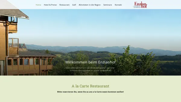 Website Screenshot: Naturhotel Enzianhof - Enzianhof: Home - Date: 2023-06-14 10:37:44