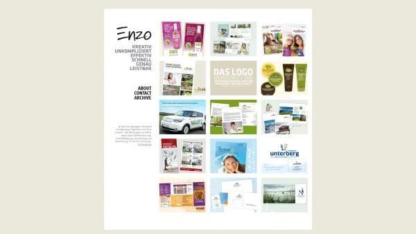 Website Screenshot: Enzo Grafikdesign - ENZO Graphik - Date: 2023-06-22 15:15:41