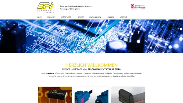 Website Screenshot: EPi-COMPONENTS Trade Neue Seite 3 - Home » EPi COMPONENTS Trade GmbH - Date: 2023-06-15 16:02:34