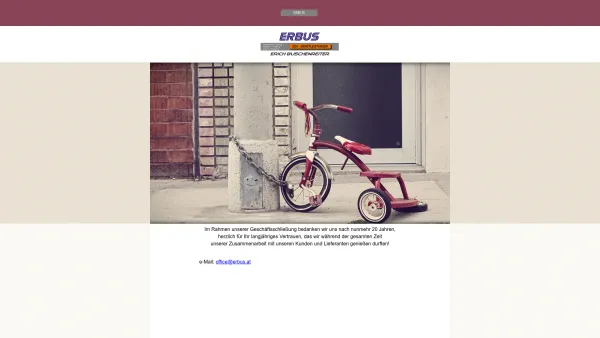 Website Screenshot: ERBUS EDV-DIENSTLEISTUNGEN - ERBUS - ERBUS 2022 - Date: 2023-06-14 10:39:40
