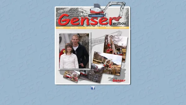 Website Screenshot: Erdbau-Genser Herwig - Genser Erdbau - Date: 2023-06-14 10:37:35