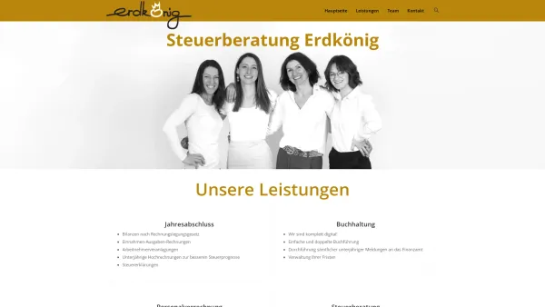 Website Screenshot: Steuerberatung Mag. Sabine Erdkönig - Mag. Sabine Erdkönig Steuerberaterin – Steuerberaterin - Date: 2023-06-22 15:00:29