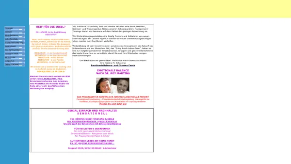 Website Screenshot: Erfolg Reich Leben Sabine Maria Schachner - Seminar Erfolg Referent Persönlichkeit Motivation Trainer Training Bücher - Date: 2023-06-15 16:02:34
